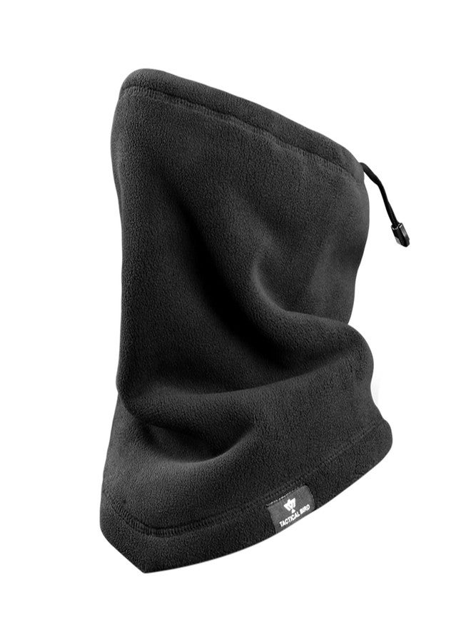 TACTICAL BIRD Neck Gaiter Face Cover Scarf, Breathable Sun & Wind-proof for Skiing Fishing Hiking Cycling Running (Black) - Image 1